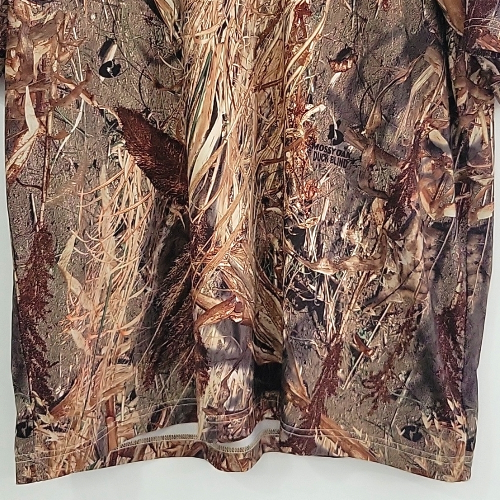 Men's Large Mossy Oak Shirt Camuflaje Short Sleeve T-Shirt - Picture 2 of 10